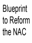 Click for Platform Blueprint to Reform The NAC